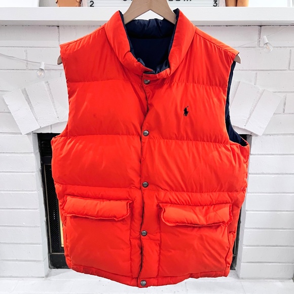 Polo Ralph Lauren Reversible Quilted Down Puffer Vest Youth XL (18-20) - Picture 8 of 12